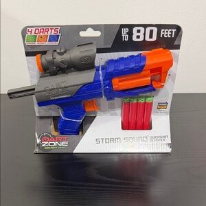 Storm Squad Quickshot Blaster - Blue and Orange